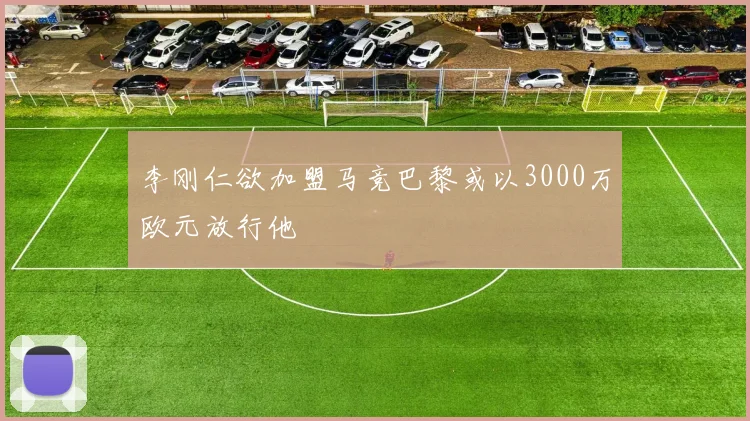 李刚仁欲加盟马竞巴黎或以3000万欧元放行他